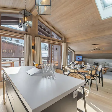 Penthouse A Avec Piscine, Sauna Et Salle De Sport - Fr-1-569-68 Megeve